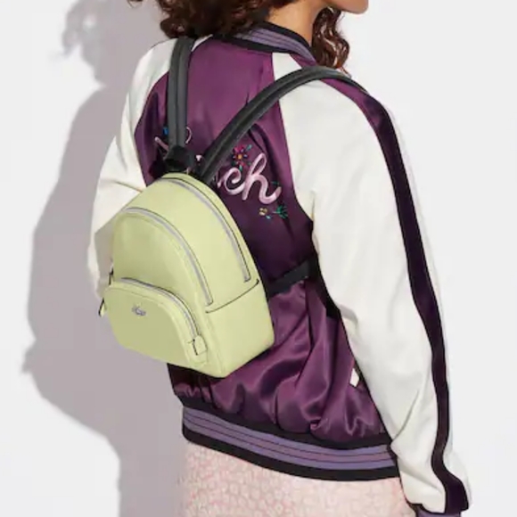 Authentic Coach Mini Court Backpack Book Bag Purse - Picture 2 of 4